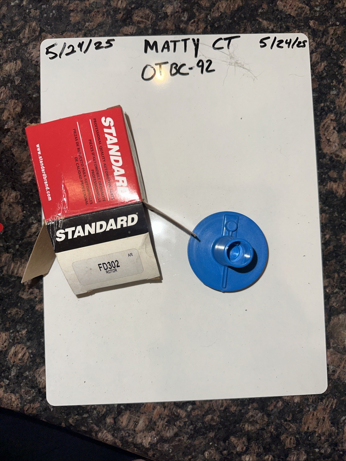 Standard FD302 Distributor Rotor (F)