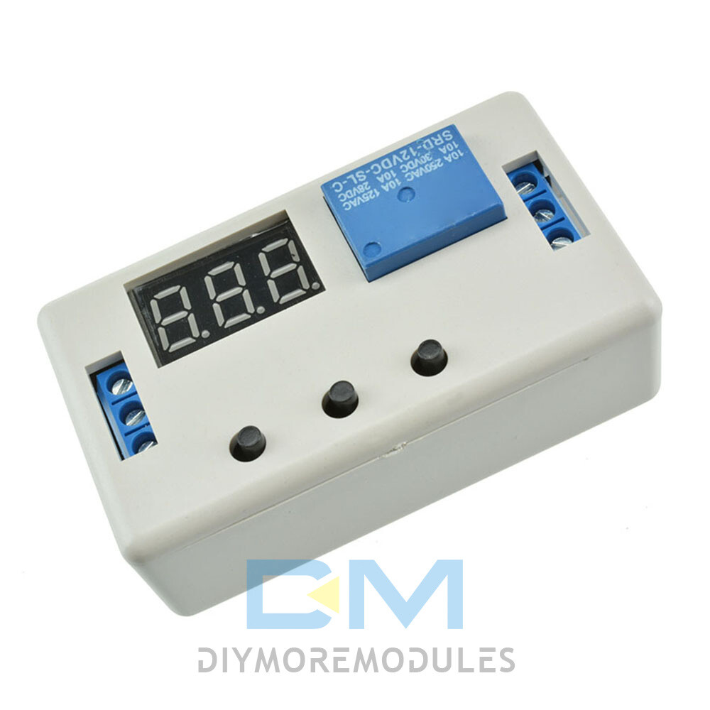 DC 12V LED Digital Display Home Auto Delay Timer Control Switch Relay Module