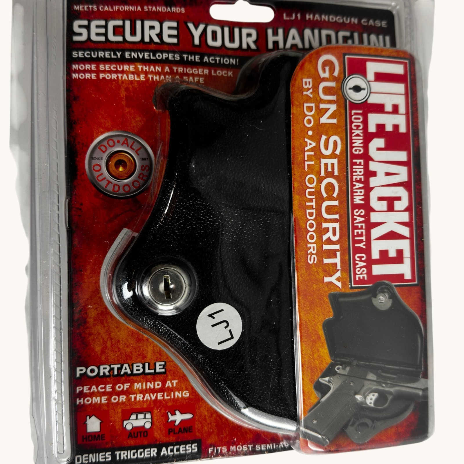 Life Jacket Portable Handgun Security Lock Locking Firearm Safety Case LJ2 NEW