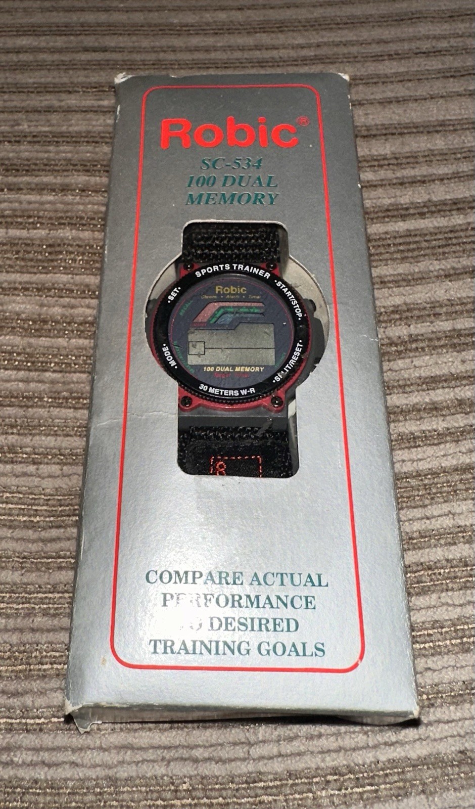 Robic SC534 Referee Officials Watch Game & Match Timer Jet Black NEW sc-534 Race