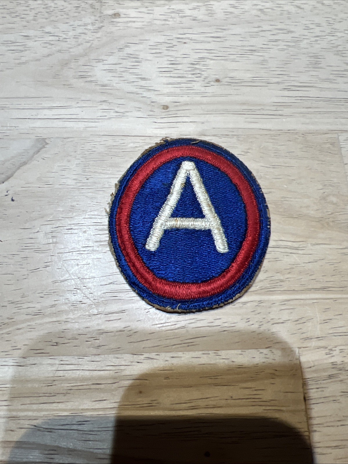 Original WW2 Era US 3rd Army Uniform Sleeve Shoulder Patch Uniform