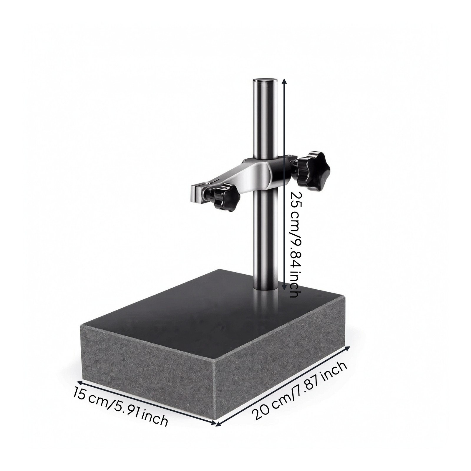 Gauge Holder with Marble Base Precision Dial Indicator Holder with Stone Base