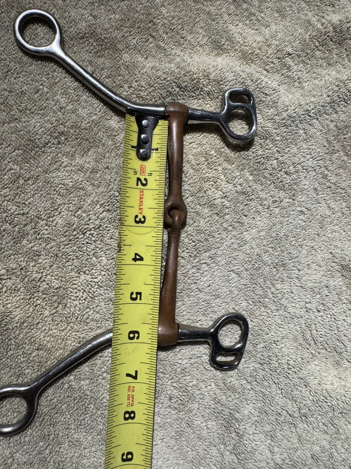 Copper Mouth Tom Thumb Snaffle Bit for Training and Encourages Softness