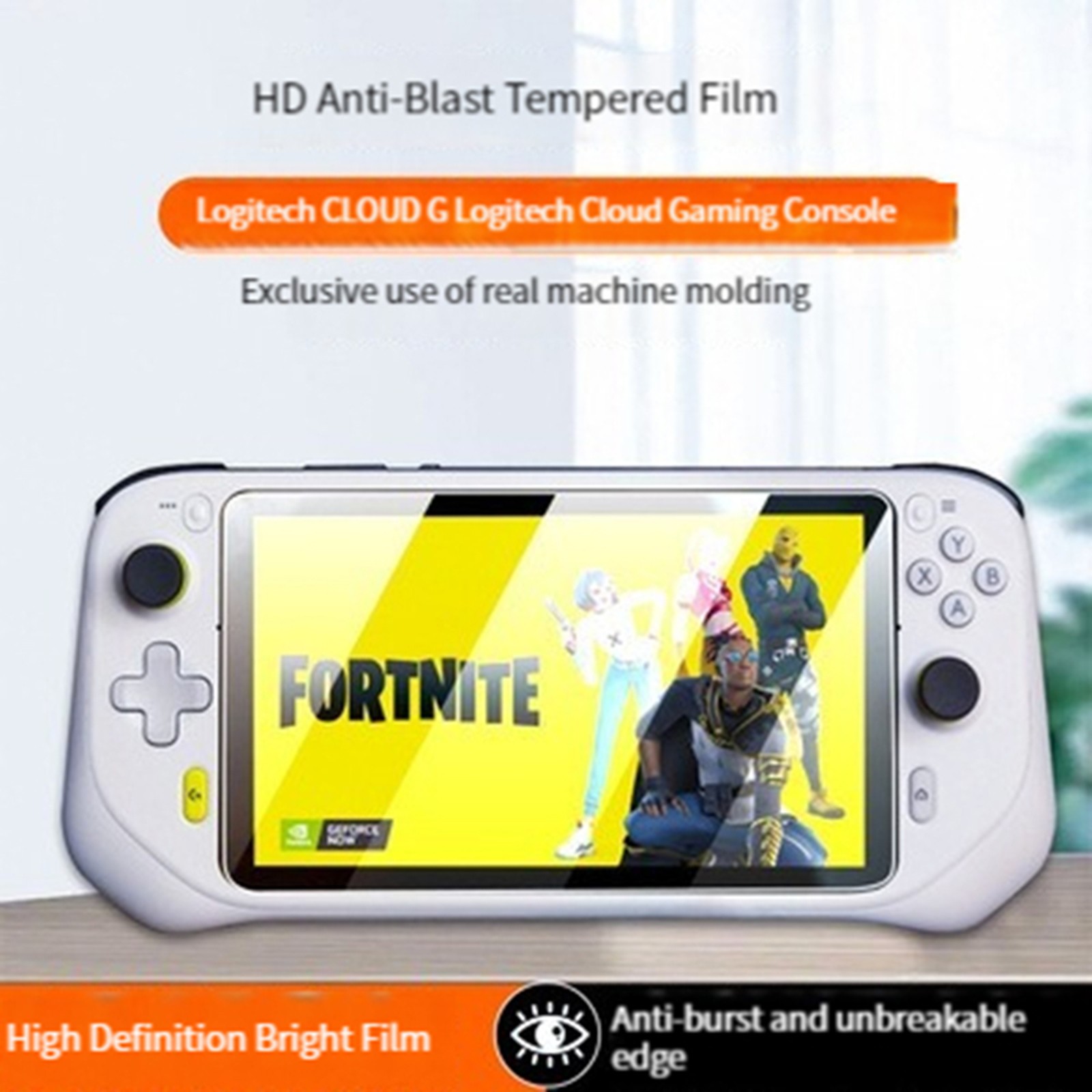 For Logitech Cloud G Handheld Game Console Screen Tempered Film Replacement