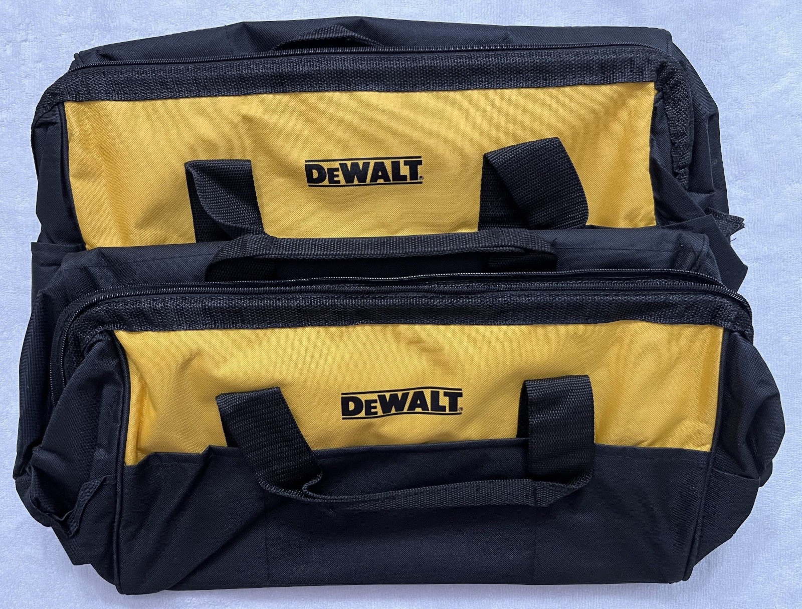 2 New Dewalt DCK019 19" Tool Bags Heavy Duty Ballistic Nylon with 6 pockets