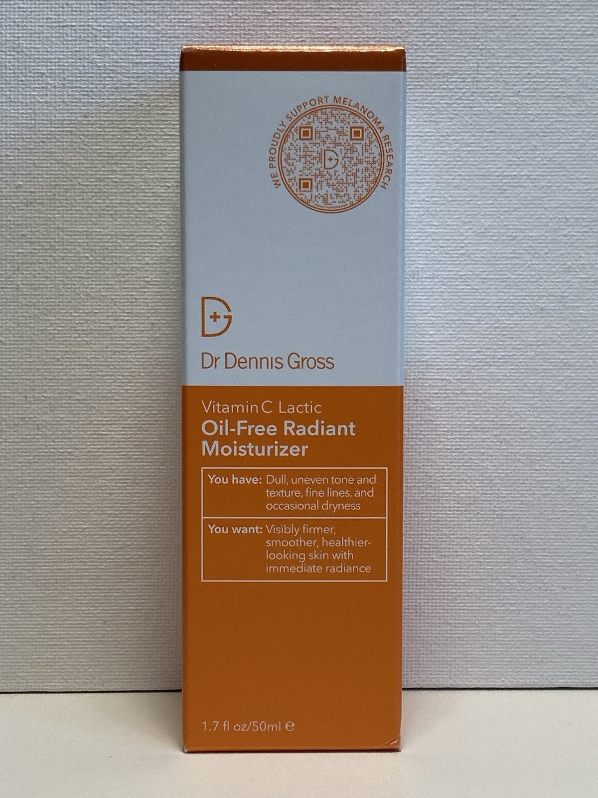 Dr Dennis Gross Vitamin C Oil-Free Radiant Moisturizer 1.7oz 50ml New In Box