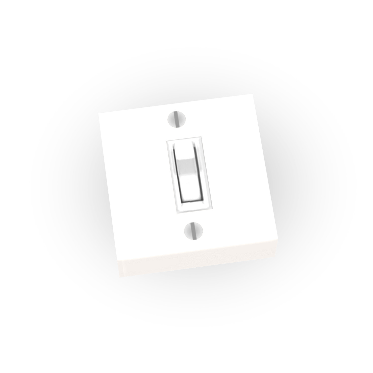 Light Switch - Minifig Scale - Home Decor - Custom Printed - MOC - Electrical
