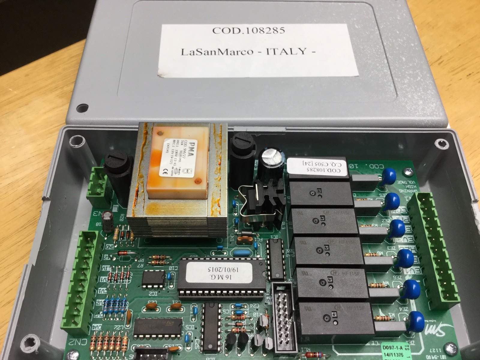 Electronic Control Board 2 Groups For La San Marco 85-16m-2 Espresso Machines