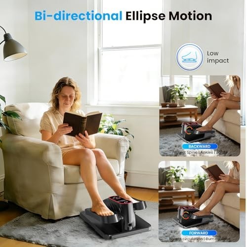 Under Desk Elliptical Exercise Machine,Electric Ellipse Leg Exerciser As Seen On