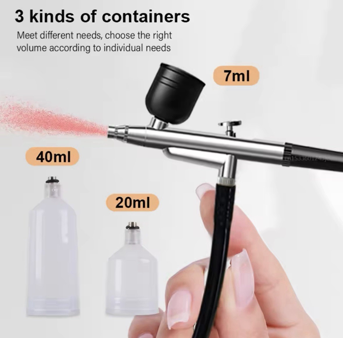Aeropenna Portable Airbrush Kit with Compressor Modeling Nails