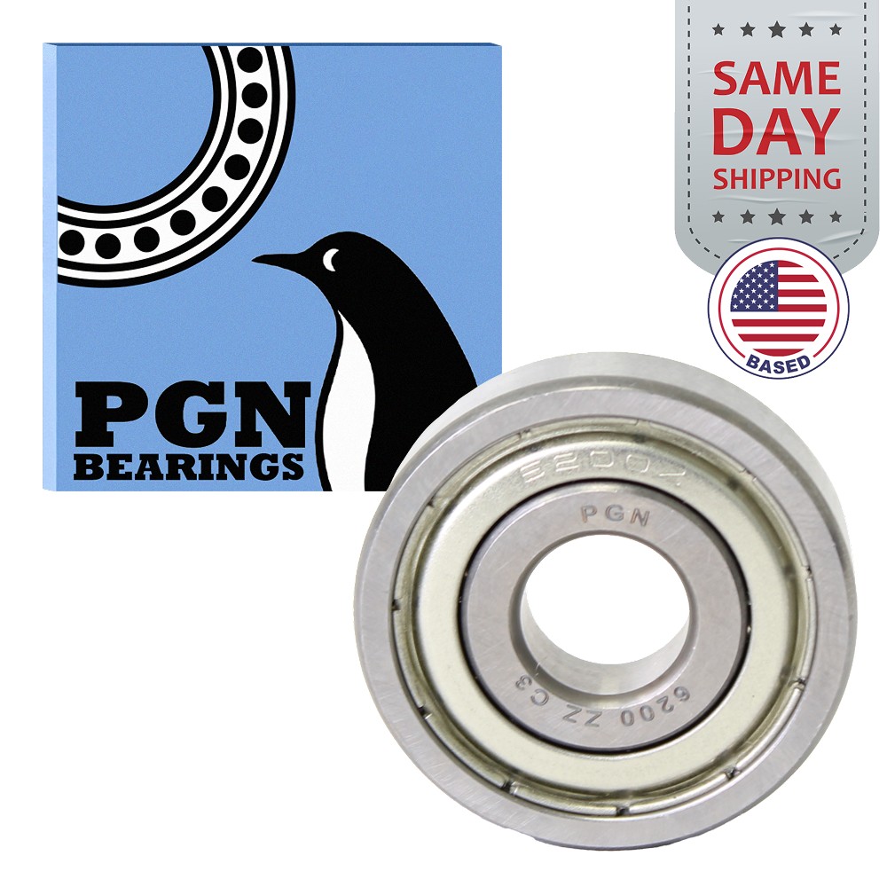 6200-ZZ Premium Metal Shield Ball Bearing C3 EMQ, 10x30x9, 6200 ZZ 6200z