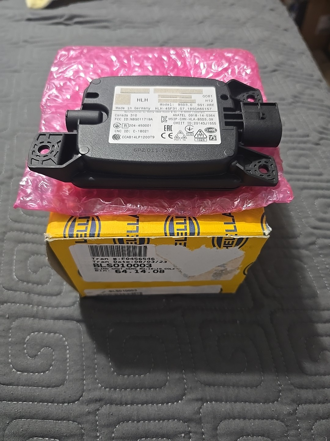 BLS010003 / 6PZ011719251 NEW Blind Spot Sensor RH