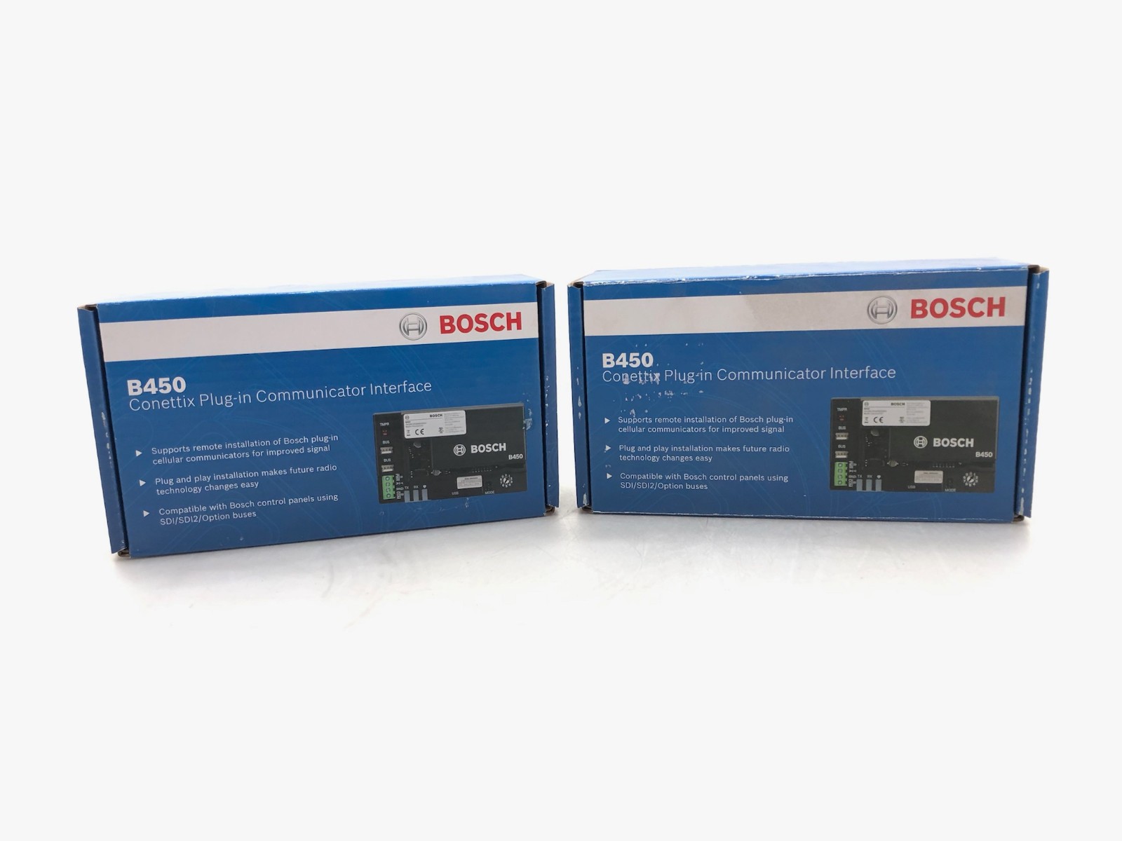 Lot (2) NEW Bosch B450 Conettix Plug-in Communicator Interface for SDI/SDI2 Bus