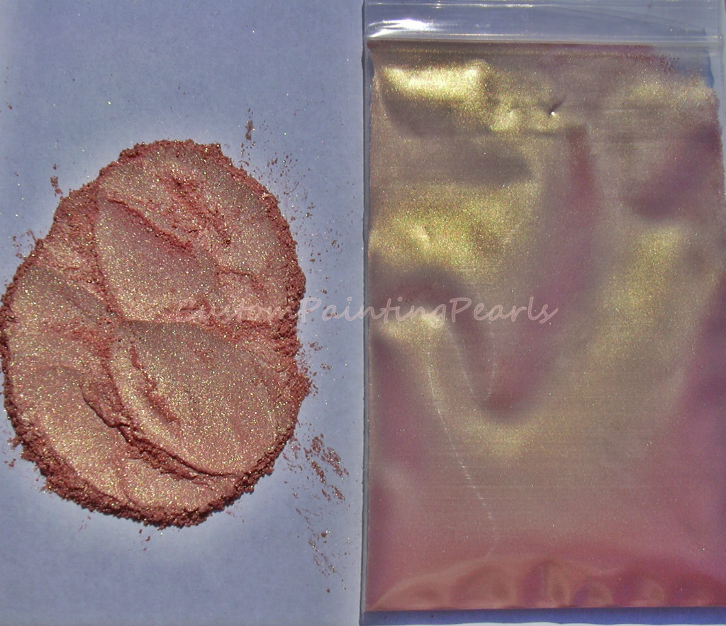 Kameleon Pink/Gold pearl pigment airbrush candy paint pinstripping flames skulls