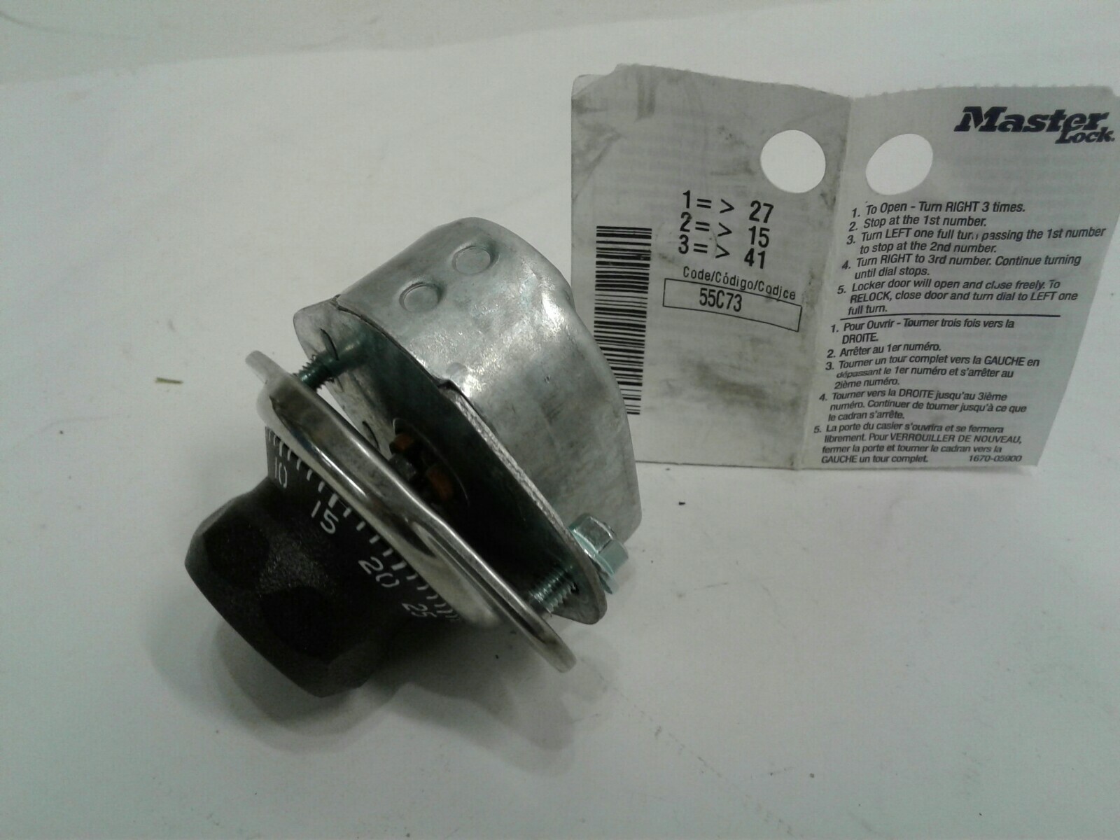 MasterLock 1670STK Built-In Combination Lock for Lift Handle, Single Point (50)