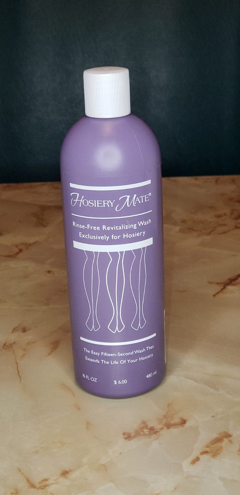 Vintage Hosiery Mate Rinse-Free Revitalizing Wash 16 oz Bottle Pantyhose Care