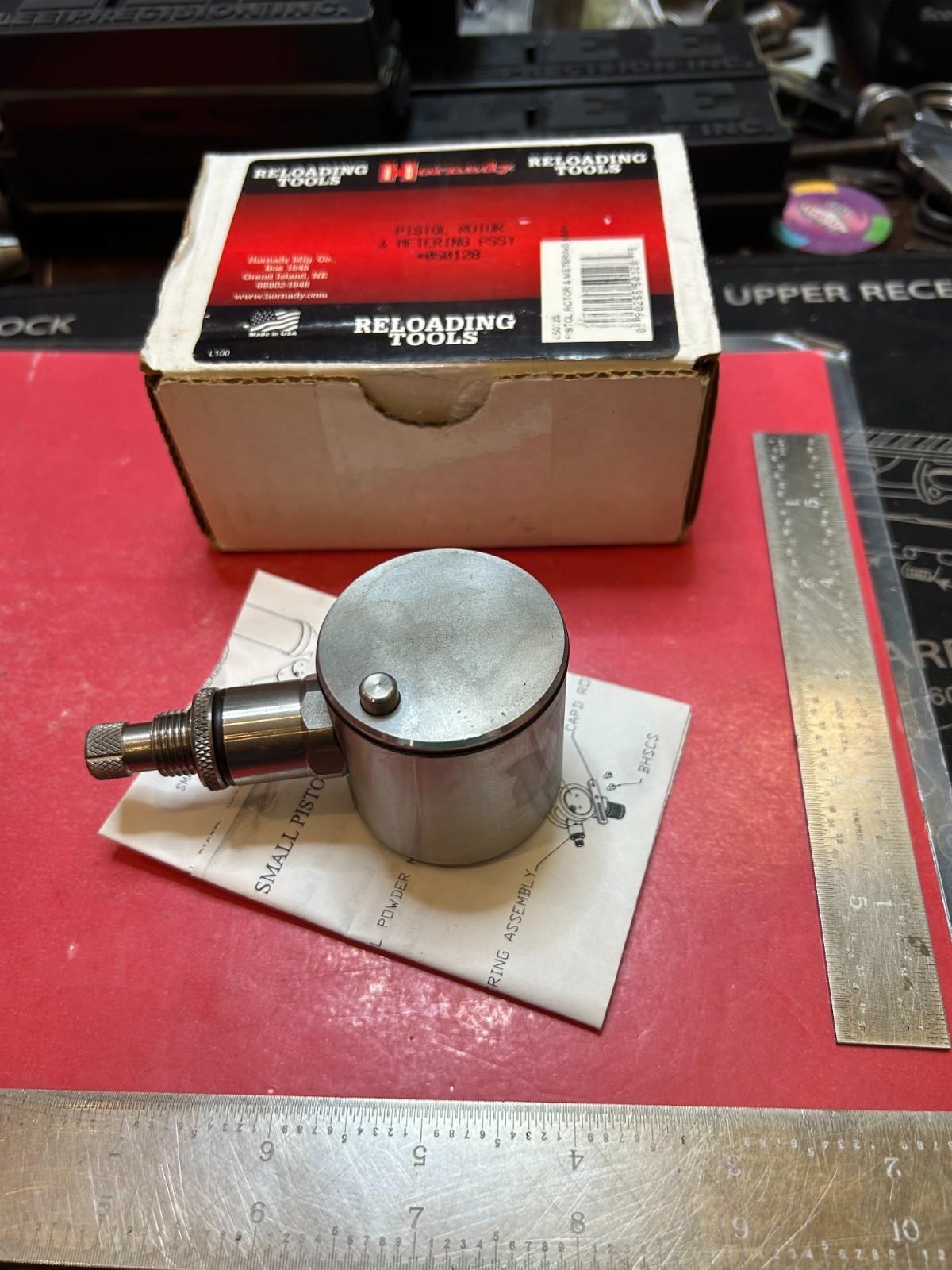 Hornady LOCK-N-LOAD Pistol Rotor & Metering Assembly #50128 Lot#500