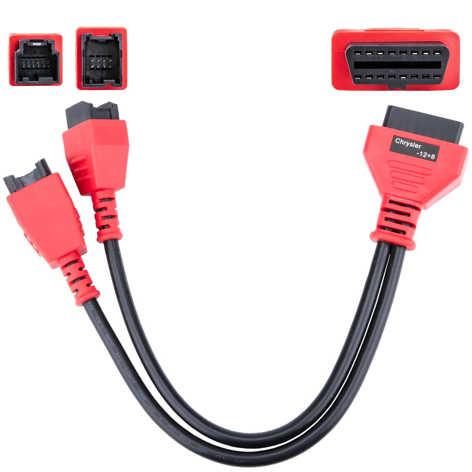 Security Gateway Bypass Cable 12+8 Pin OBD2 Adapter for Chrysler Dodge