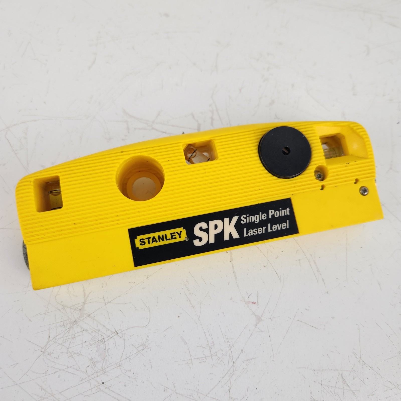 Stanley SPK Single Point Laser Torpedo Level w/ Angle Finder Base & Vials