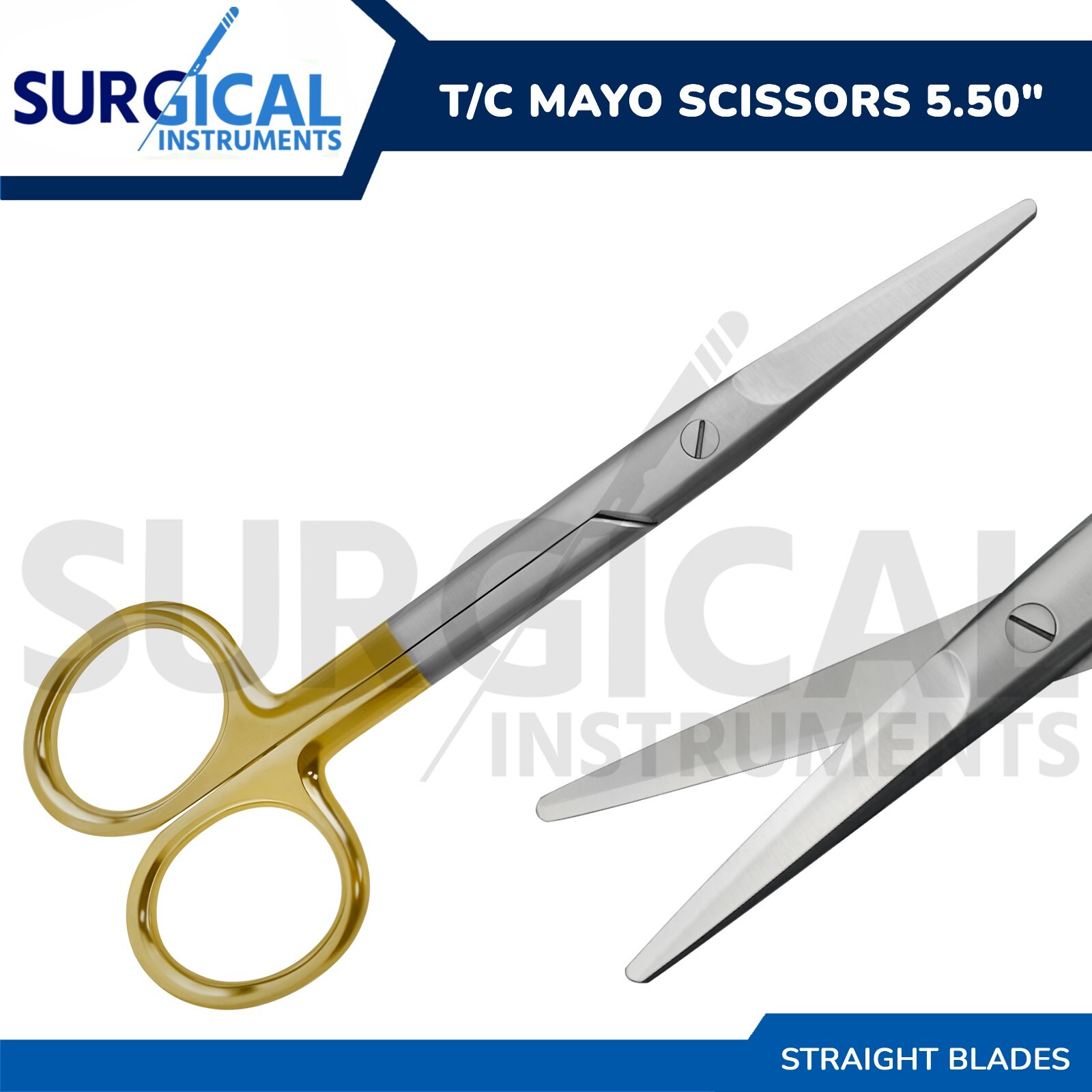 T/C Mayo Dissecting Scissors Straight 5.50" German Grade