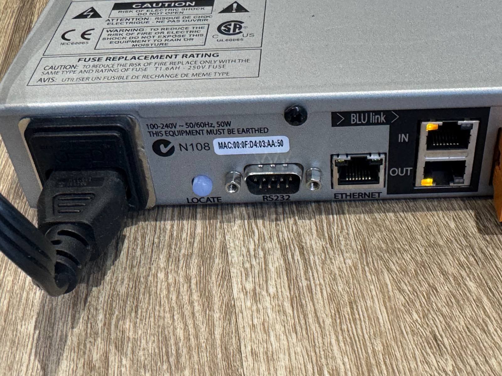 BSS Soundweb London BLU-101 Conferencing Processor w/ AEC 12x8 Signal Processor