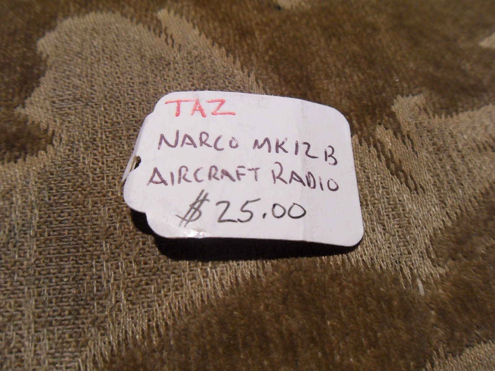 Narco Avionics MK12B Aircraft Nav/Com Untested AS PICTURED