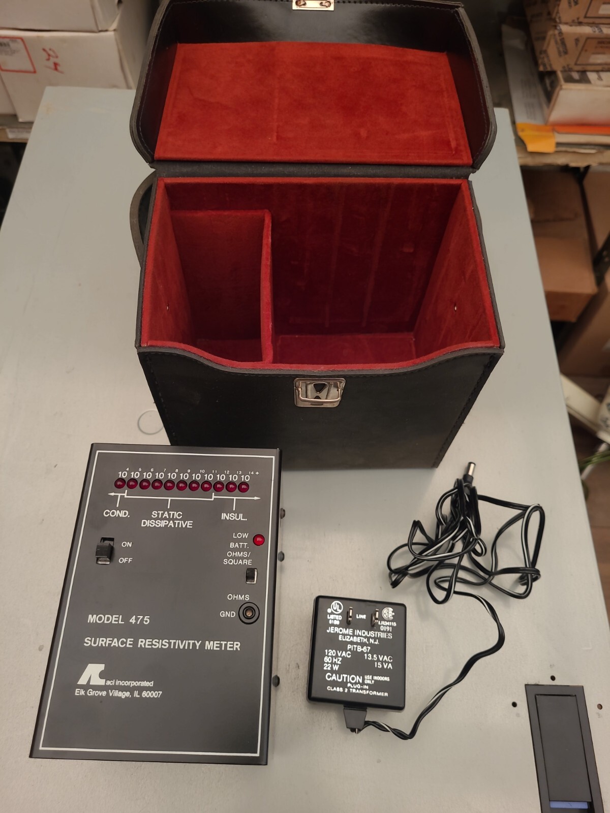 ACL MODEL #475 SURFACE RESISTIVITY METER IN CASE