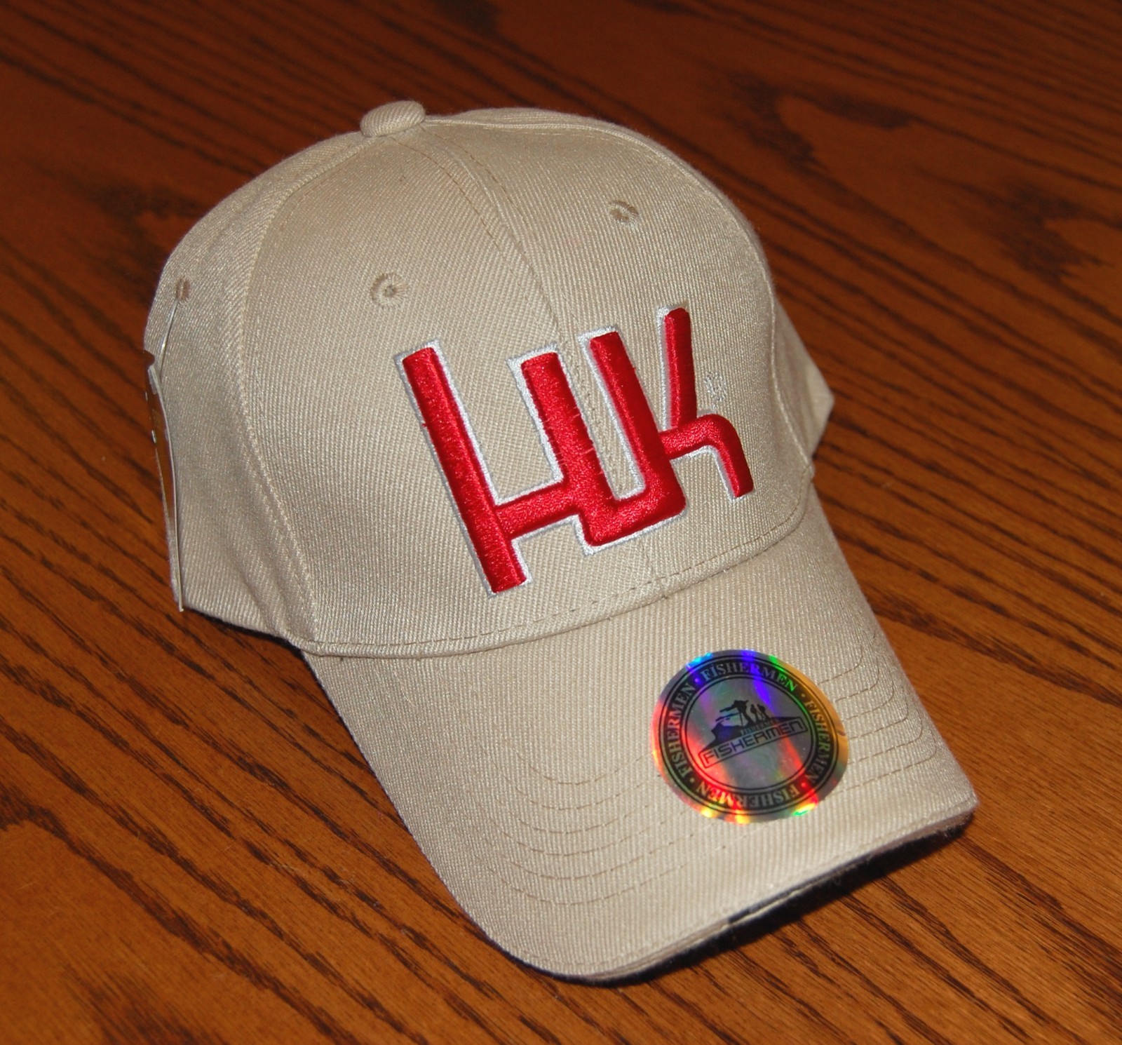 Heckler & Koch HK H&K Tan & Red Hat Cap Adjustable Fast Shipping! USA Seller!