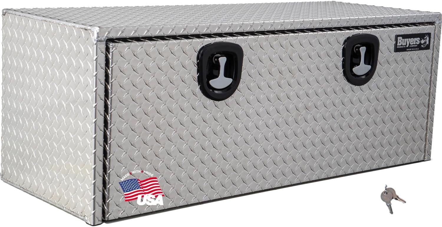 Buyers Products 1705110 Diamond Tread Aluminum 18x18x48 Inch, Silver