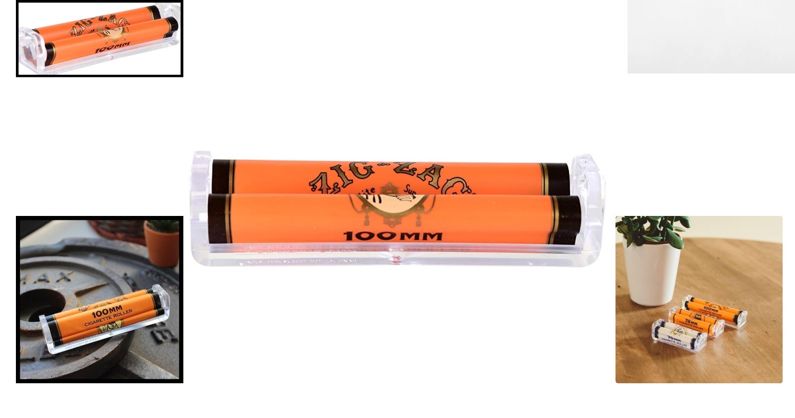 Versatile 100mm Cigarette Roller - Creates Perfect Cigarettes Effortlessly