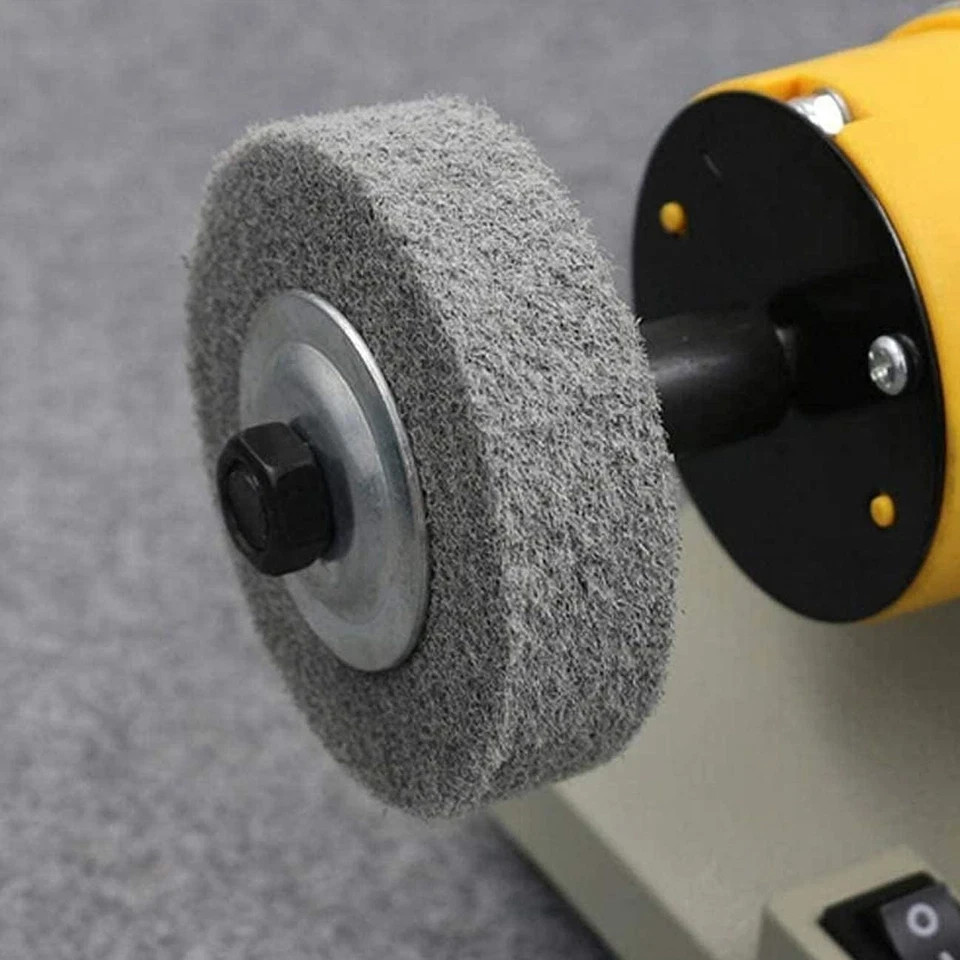 8 Pcs 3 Inch Fiber Buffing Wheel Deburring Wheels for Bench Buffer Grinder