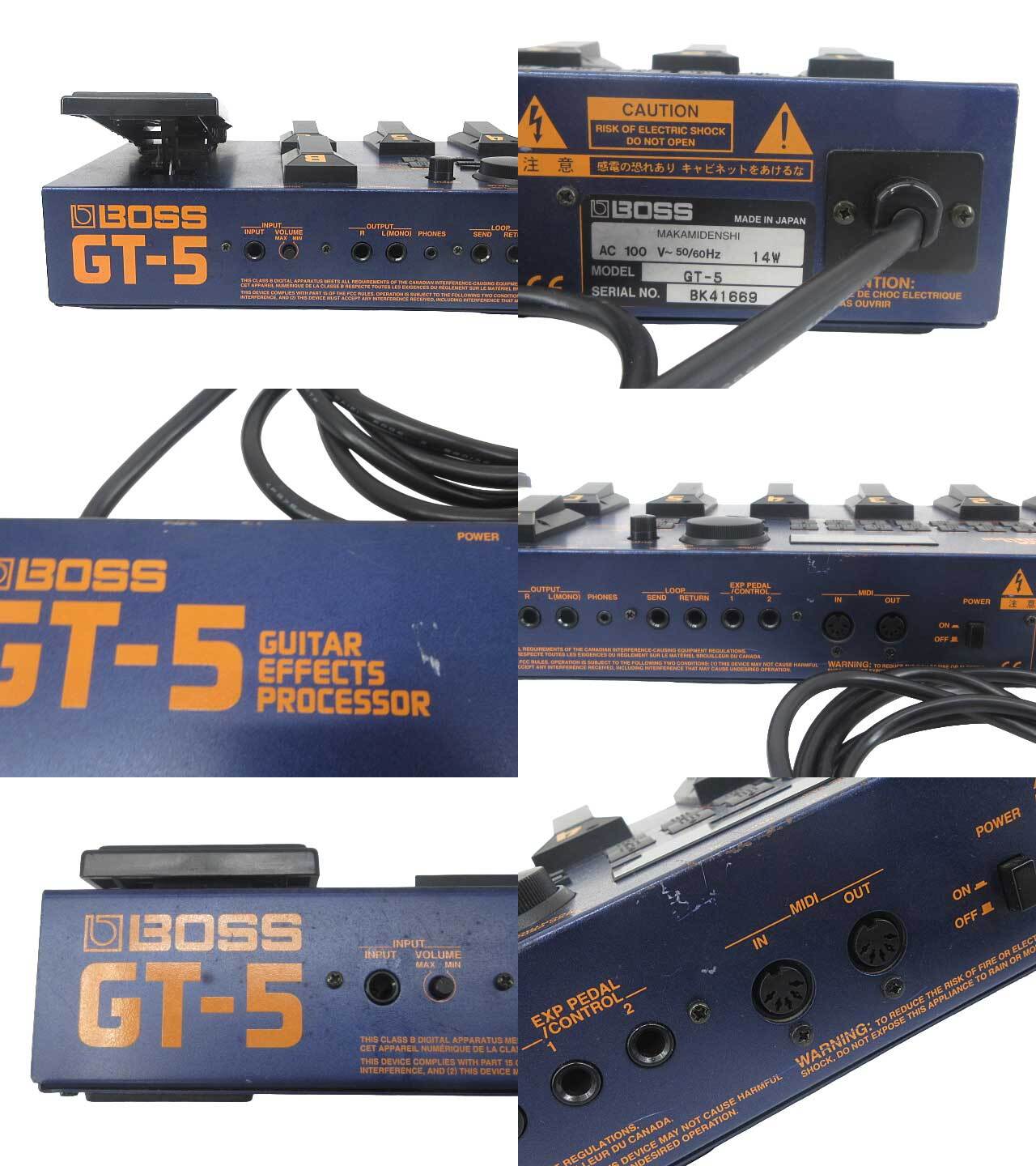 BOSS GT-5 Guitar Effects Processor Multi Effects Pedal used from japan