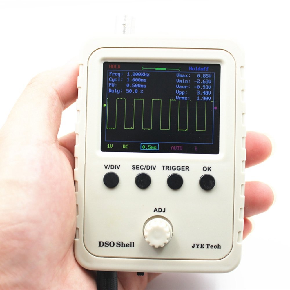 zmart Digital Oscilloscope DIY Kit 1MSa/s 0-200KHz 2.4" TFT Soldering