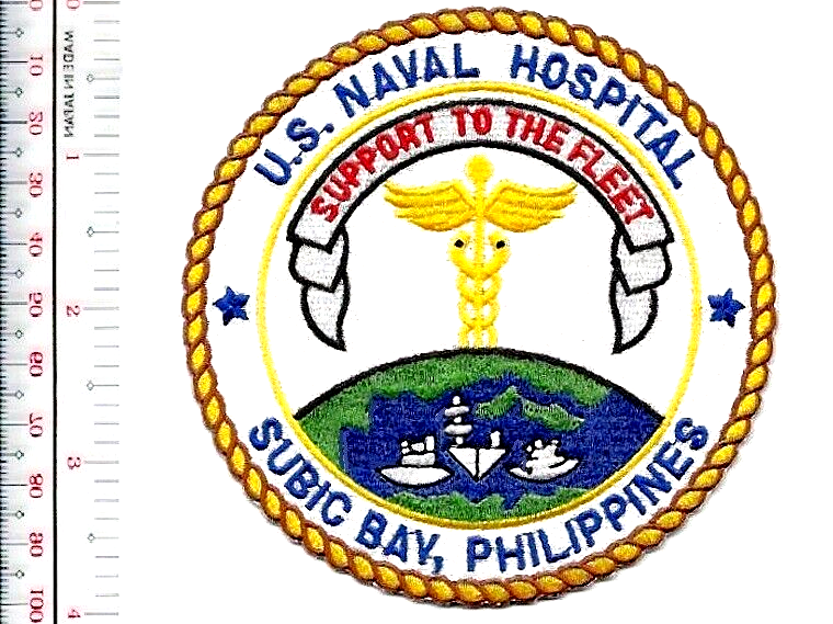 US Navy USN Philippines US Naval Hospital Subic Bay, PI 1956 to 1992 Patch