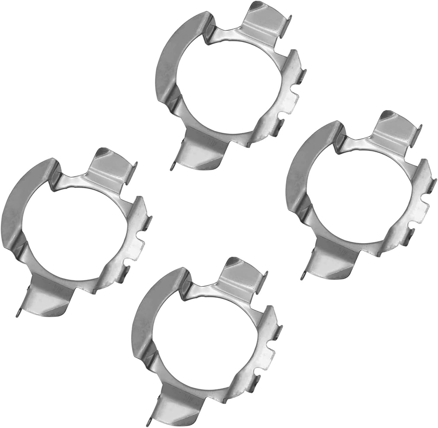 Effortless H7 LED Headlamp Installation with Adapter Retainers - 2 Pack
