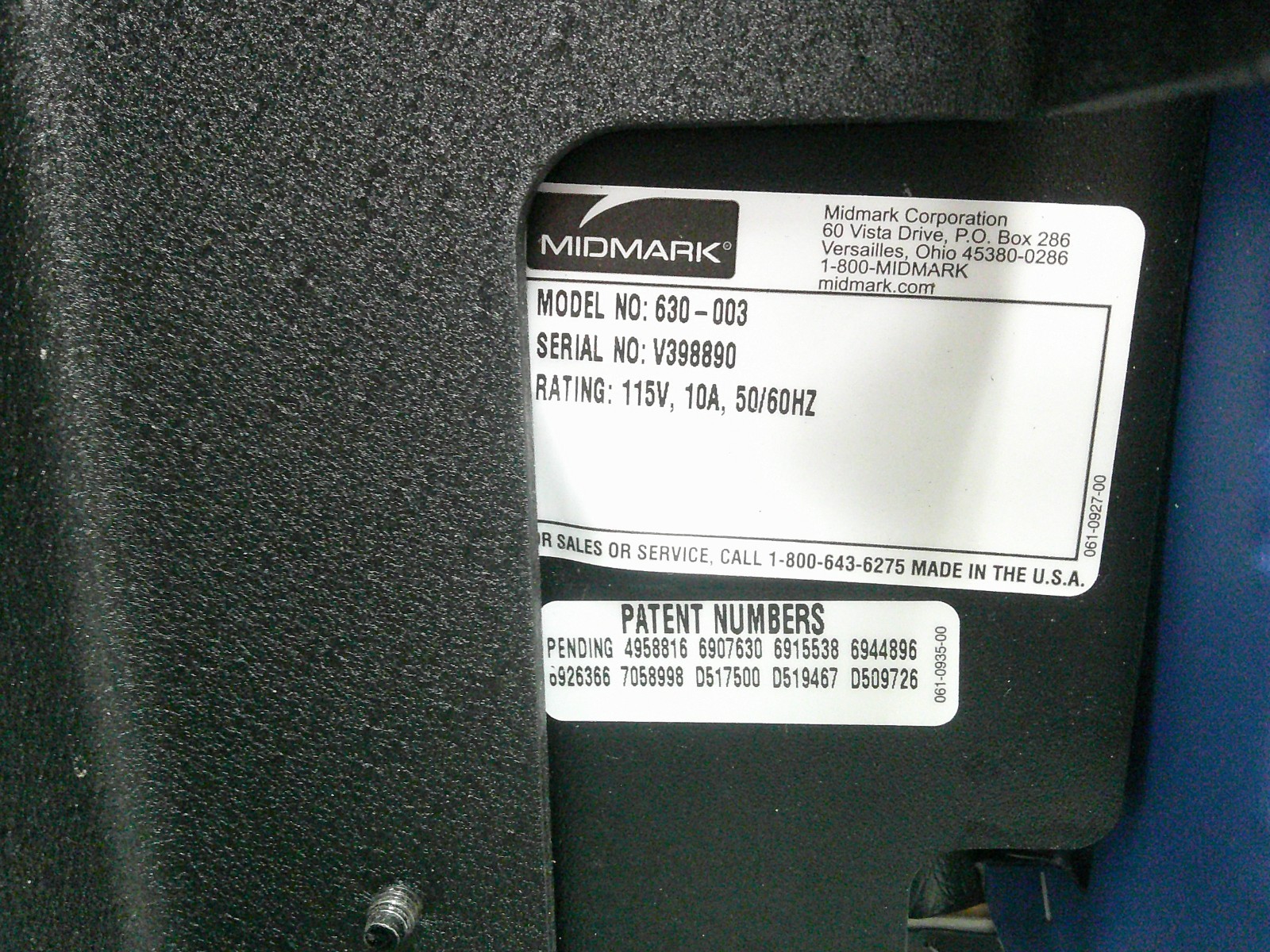 Midmark 630 Exam Table