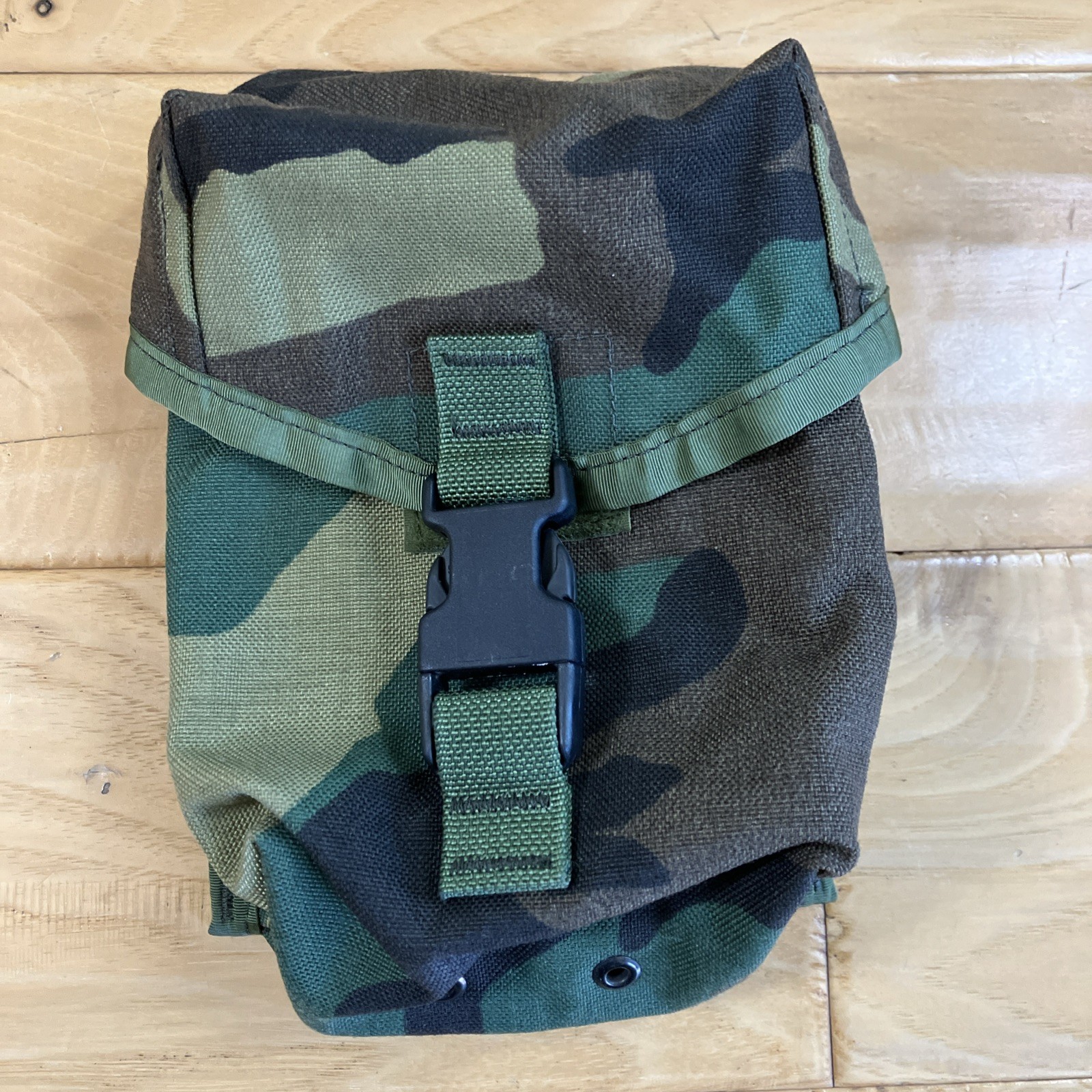 Safariland SPEAR ELCS 100rd M60 SAW Mag Magazine Utility Pouch M81 Woodland Camo