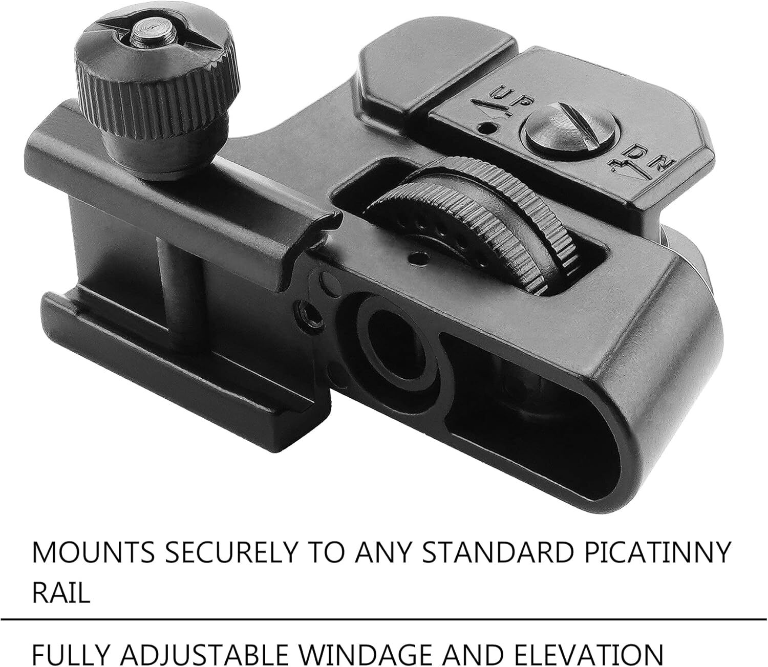 Metal Tactical Rear Sight Carry Handle Mount Removable Adjust Low Profile Mount