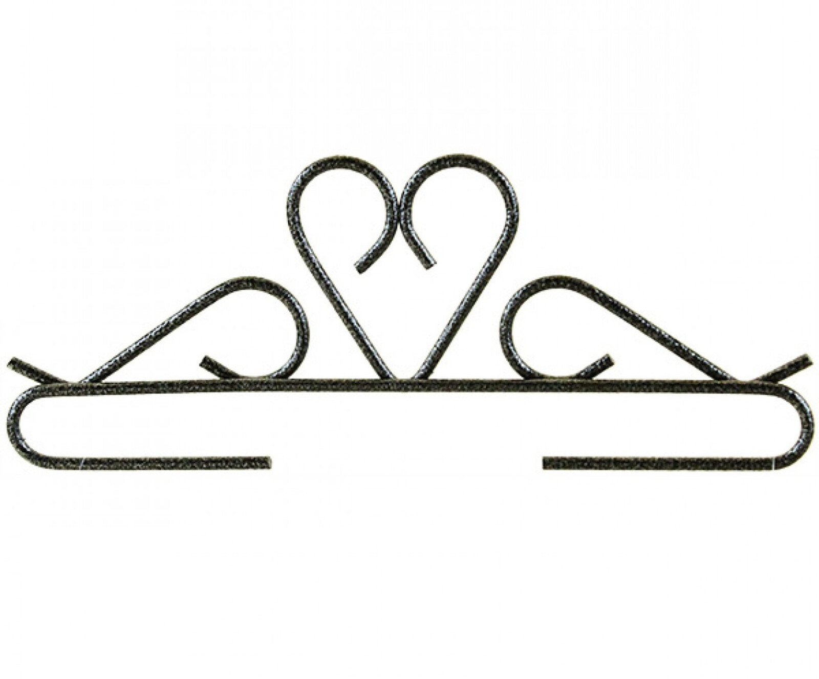 Classic Motifs Bell Pulls 12 Inch Heart 2 Piece Craft Holder