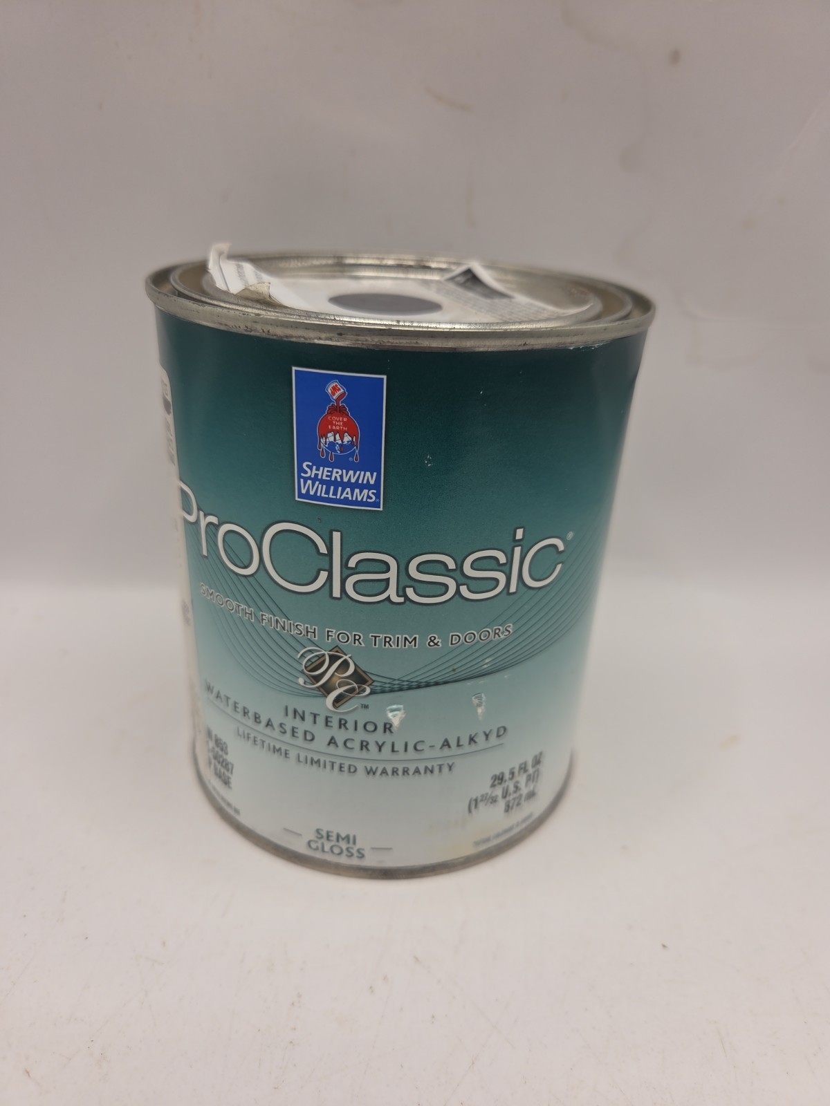 1 Qt Sherwin Williams Proclassic Interior Semi-Gloss Color  2025 Mountain Laurel