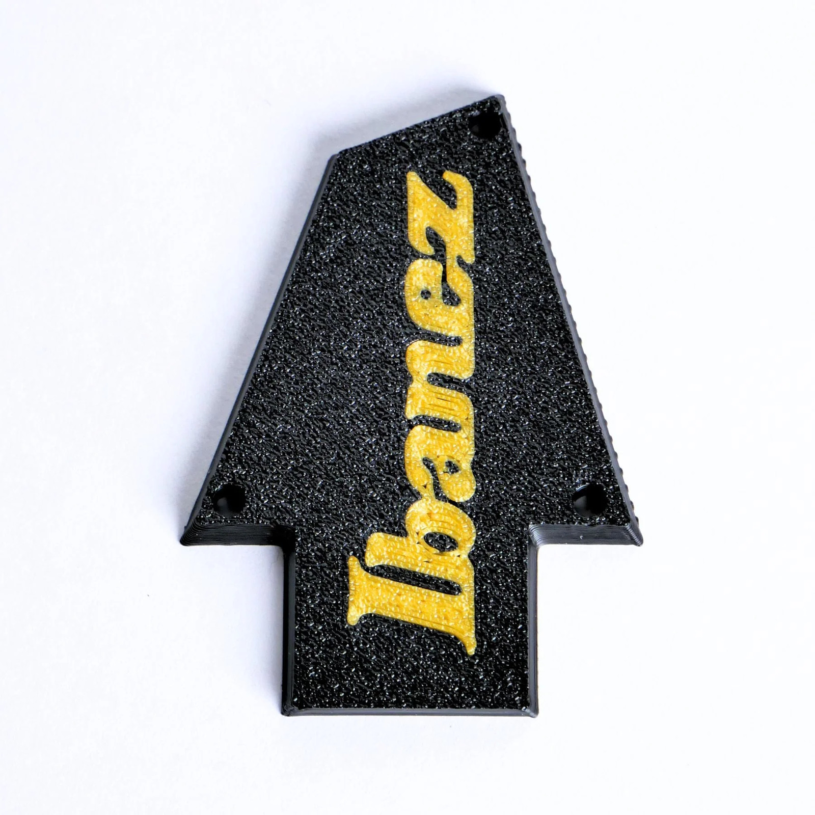 Ibanez Truss Rod Cover – “Classic Logo” (Gold & Black) for RG & JEM Guitars