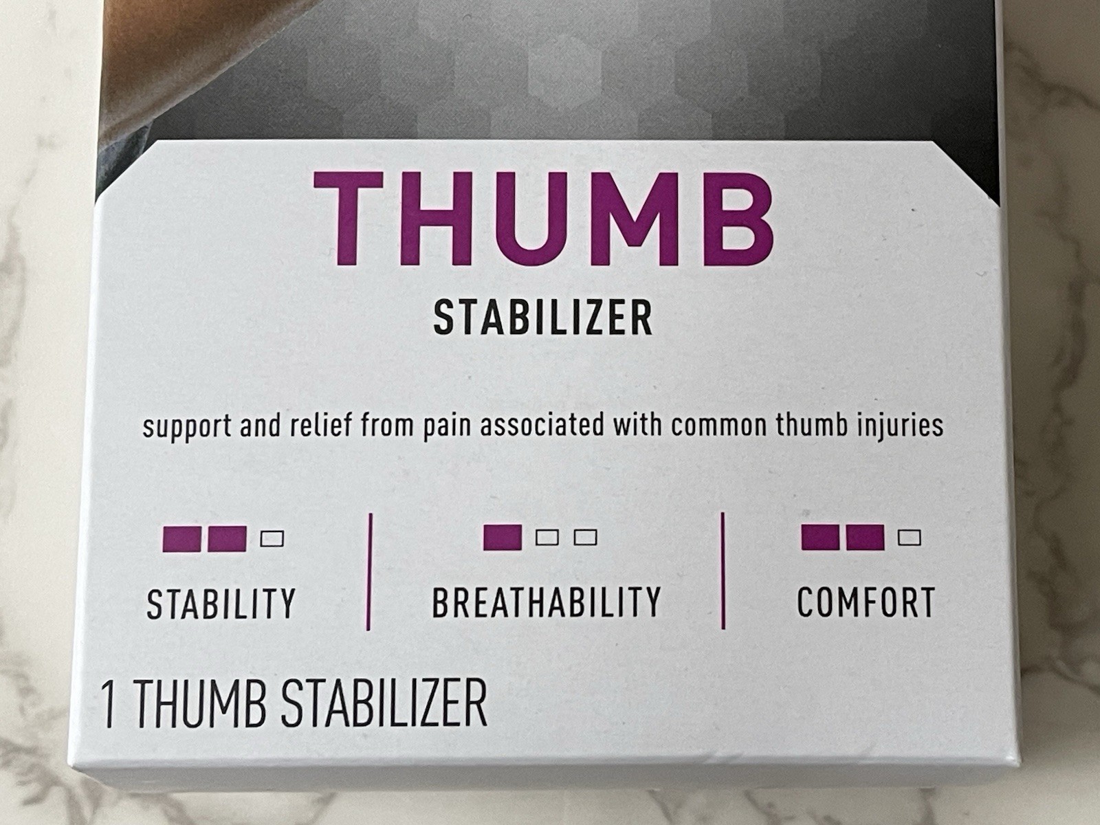 McDavid Sport Thumb Stabilizer Level 2 Size L/XL New