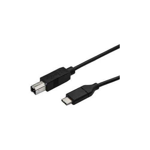 Startech USB2CB50CM 1.6FT USBC TO USB B PRINT CABLE USB 2.0 USB-C TO USB-B PRINT