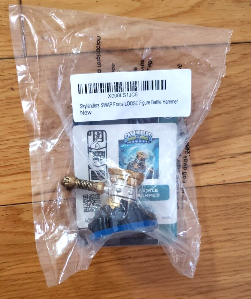 NEW Skylanders SWAP Force Figure: BATTLE HAMMER w/ Card & Sticker, Sealed Bag