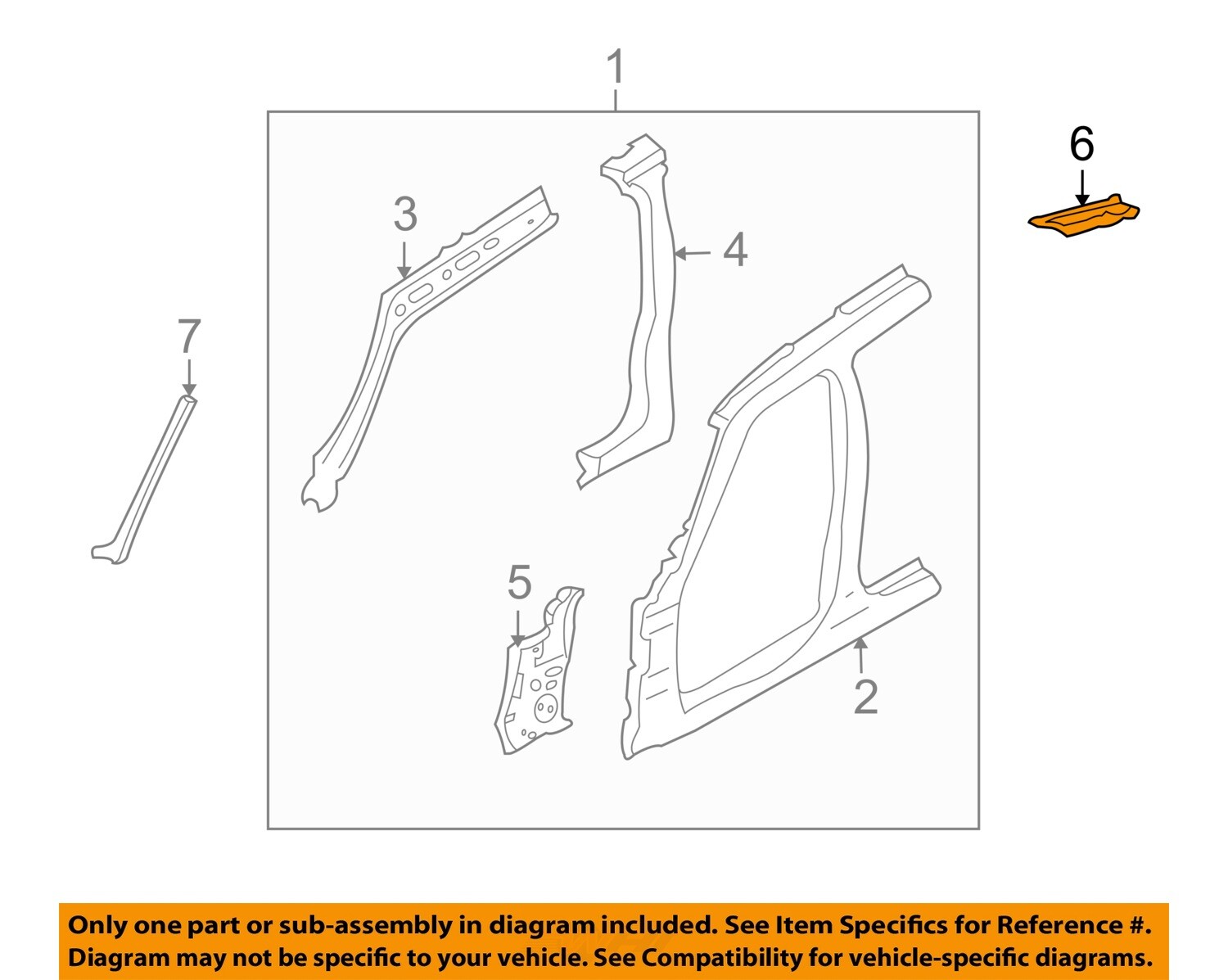 CHRYSLER OEM 02-07 Liberty Pillars, Rocker Floor 55360197AE