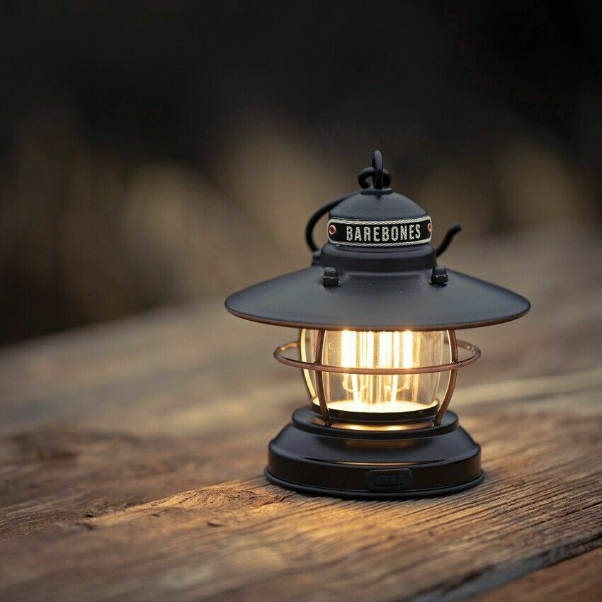 Barebones Living Camping Mini Edison Lantern Vintage LED Tent Hiking Lantern