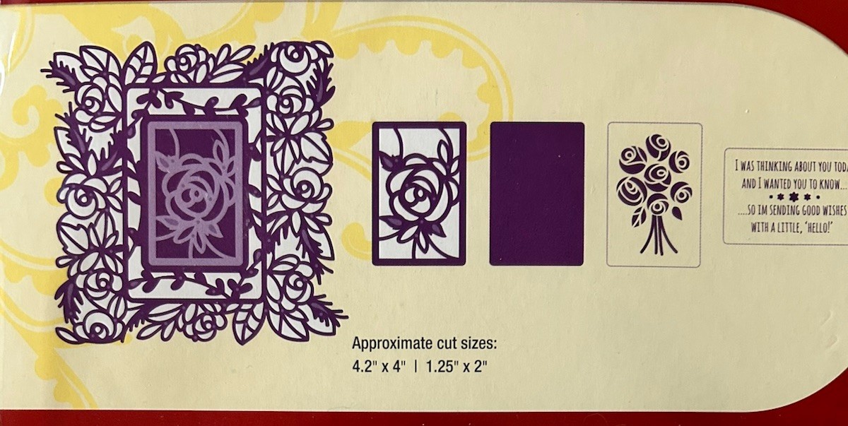 “Rose Garden” 6 Piece Die And Stamp Set By Scrapbooking Made Simple