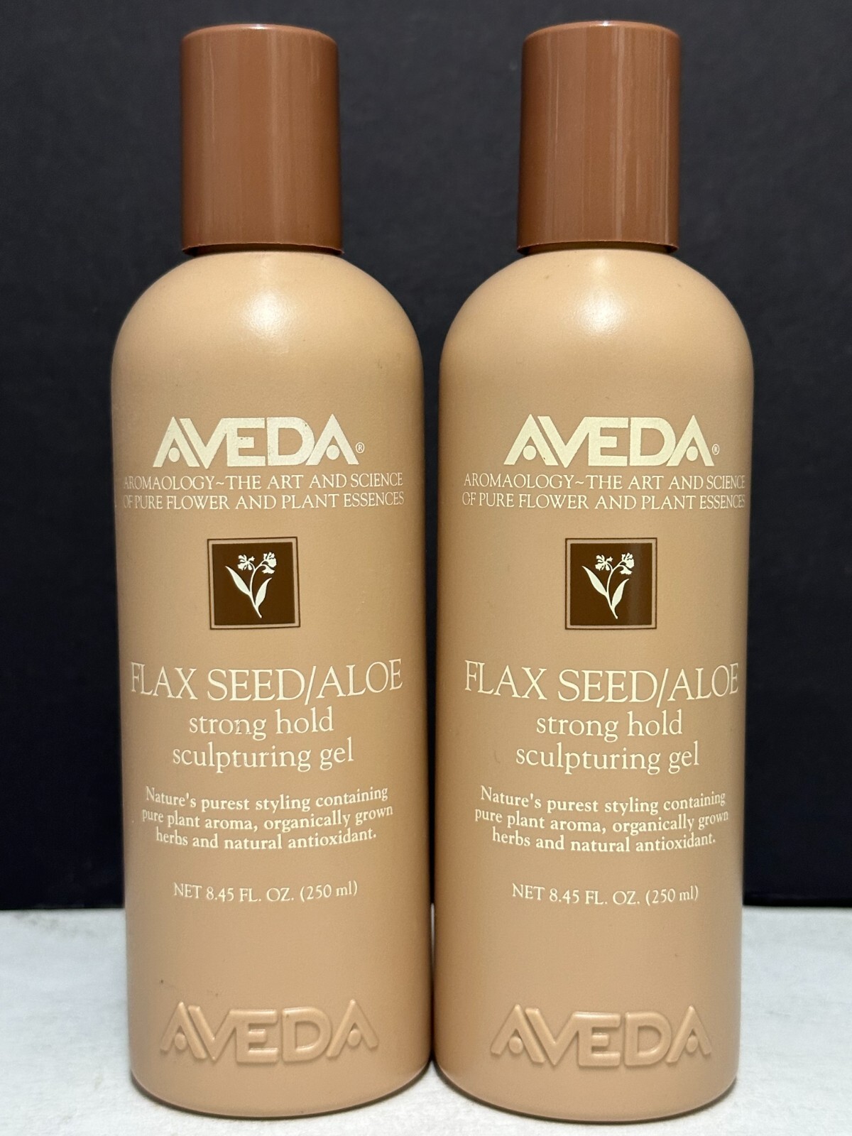 Aveda Flax Seed/Aloe Strong Hold Sculpturing Gel - 2 PACK / 8.45 FL OZ Each