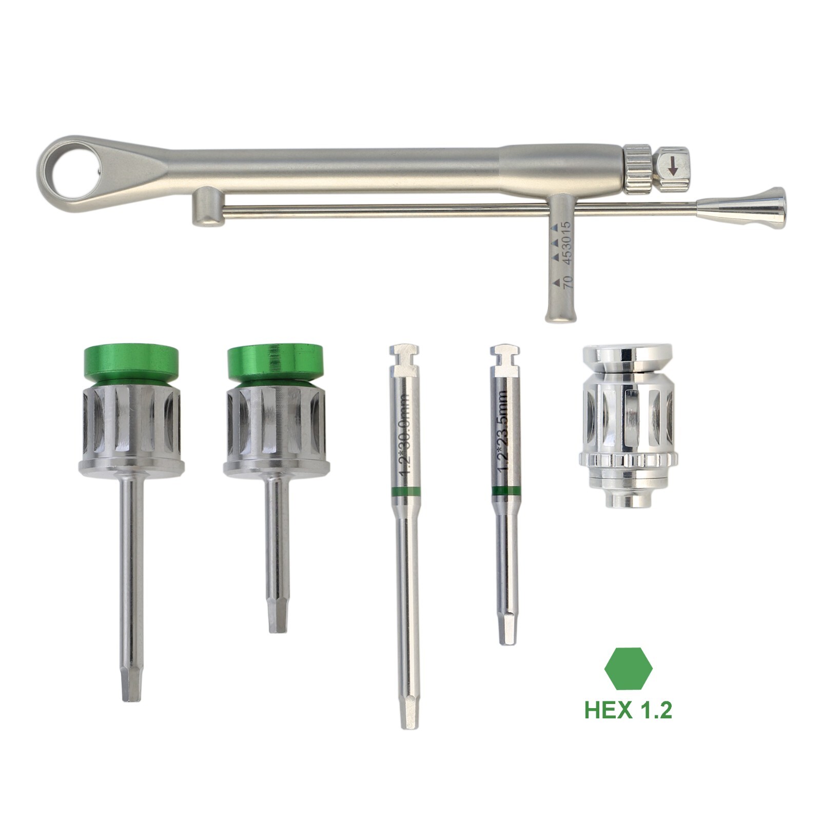 Implant Screwdriver Hex 1.2 Driver Dental Torque Wrench Adapter Megagen 3I