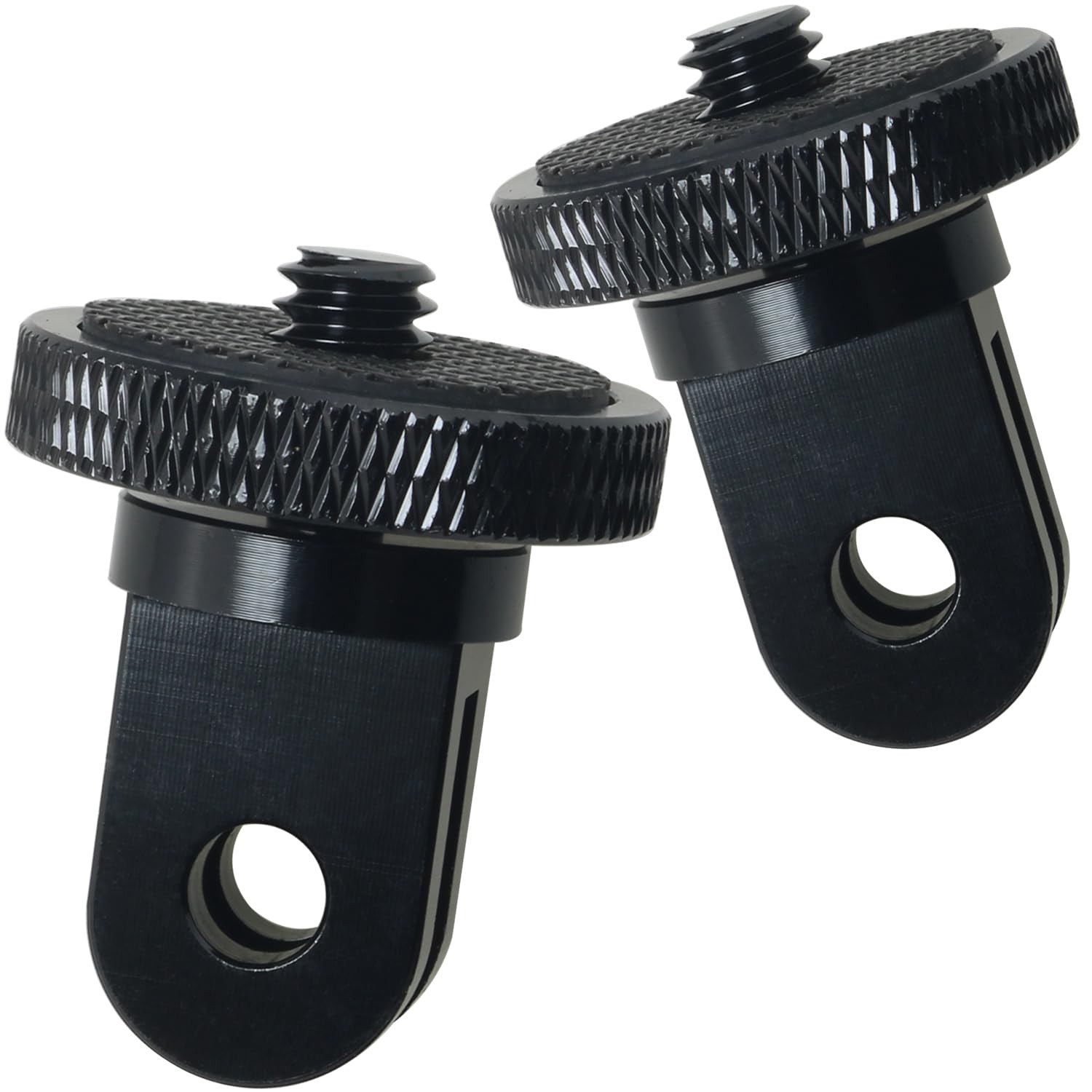 2pcs Camera Tripod Adapter, 1/4" 20 Conversion Adapter for Action Camera to